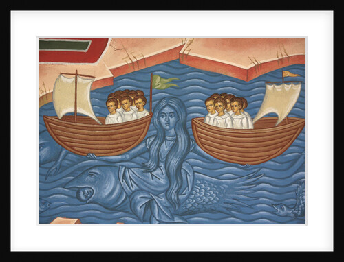 Detail from Apocalypse Fresco at Monastery of Saint-Antoine-le-Grand by Anonymous