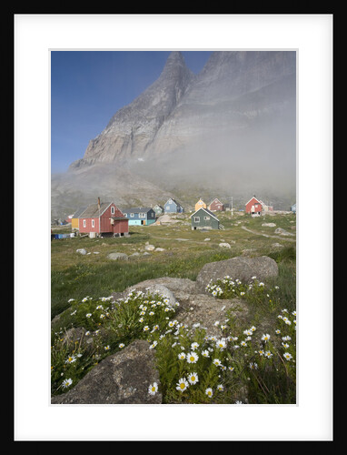 Aappitttoq Village and Mountain by Anonymous