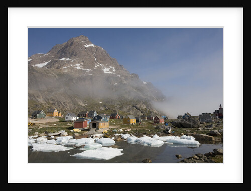Aappilattoq Village and Mountain by Anonymous