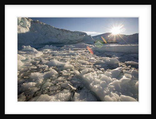 Icebergs in Disko Bay by Anonymous