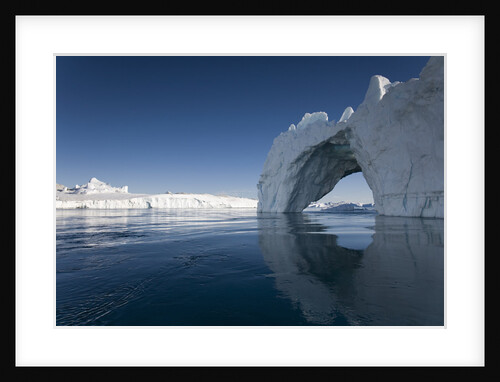 Arched Iceberg in Ililussat by Anonymous