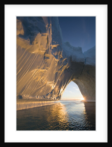 Arched Iceberg in Ililussat by Anonymous
