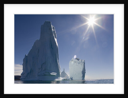 Icebergs in Ililussat by Anonymous