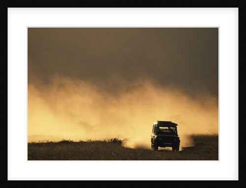 SUV Driving Across Savanna by Anonymous