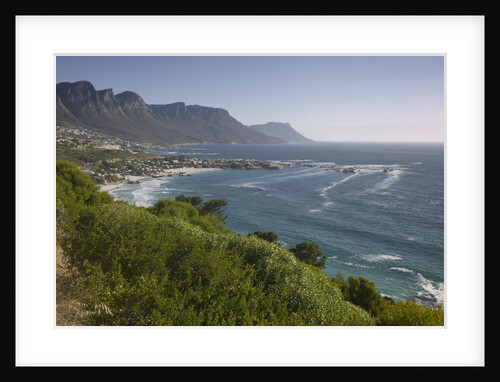Camps Bay and Twelve Apostles Mountains by Anonymous