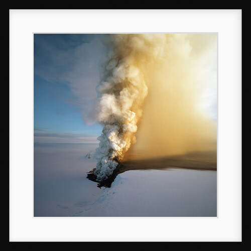 Eruption of Grimsfjall Volcano by Anonymous