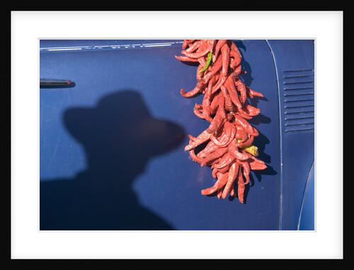 Chilies Drying on Pickup by Anonymous