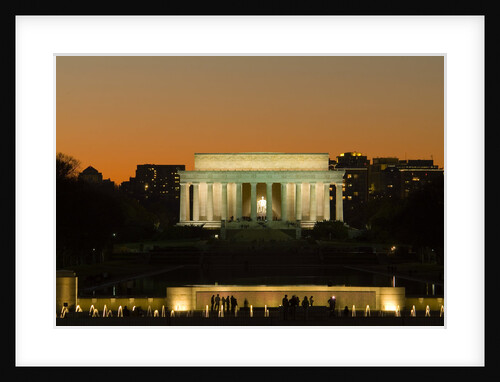 Lincoln Memorial at Night by Anonymous
