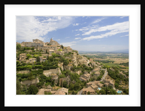 Hillside Town of Gordes in France by Anonymous