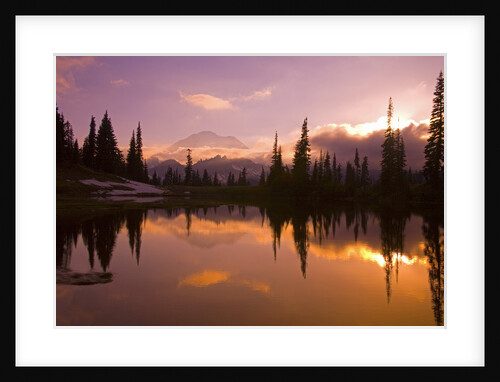 Tipsoo Lake and Mount Rainier by Anonymous