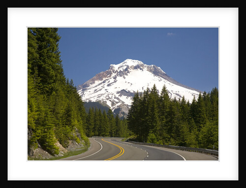 Highway Leading Towards Mount Hood by Anonymous