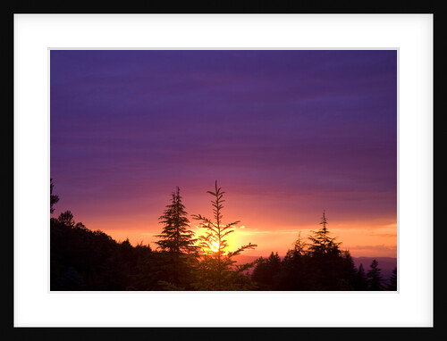 Sunset at Columbia River Gorge by Anonymous
