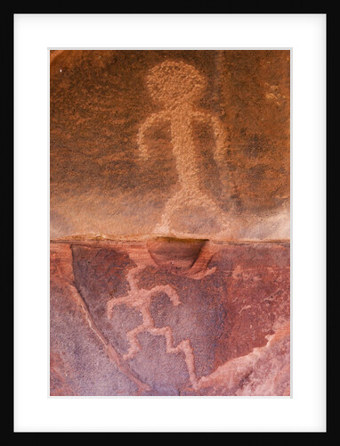 Petroglyphs in Zion National Park by Anonymous