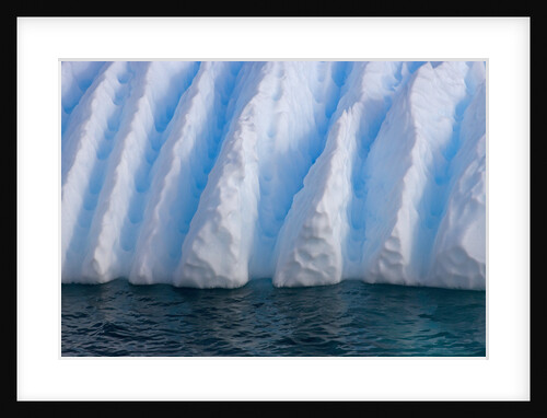 Floating Iceberg With Ridges by Anonymous