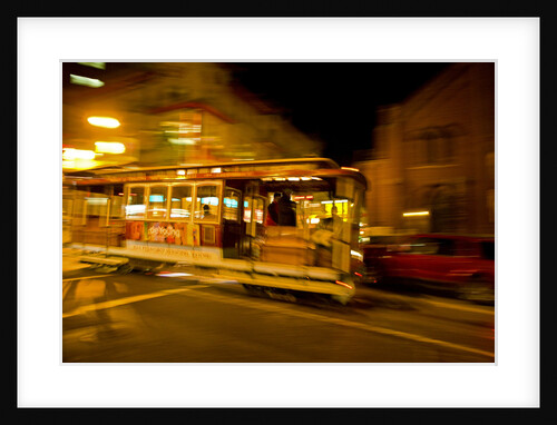 Cable Car on California Street by Anonymous