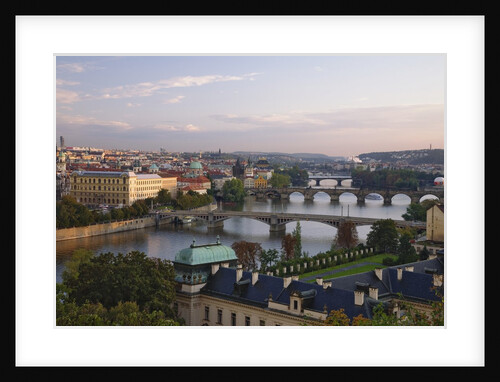 Bridges Crossing the Vltava by Anonymous