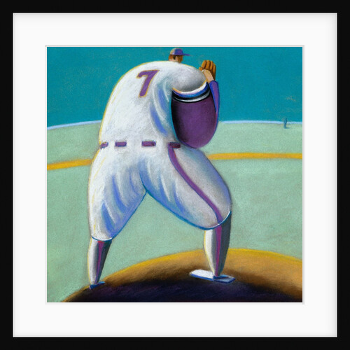 Pitcher Winding Up by Anonymous