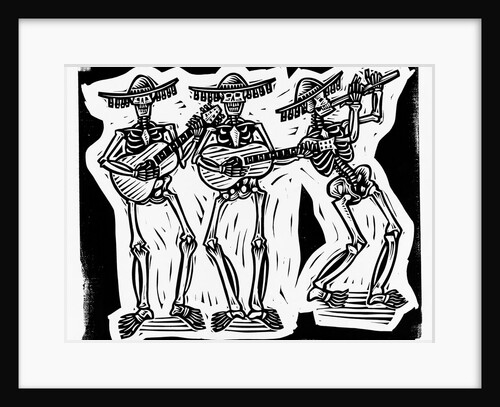 Skeleton Mariachis by Anonymous