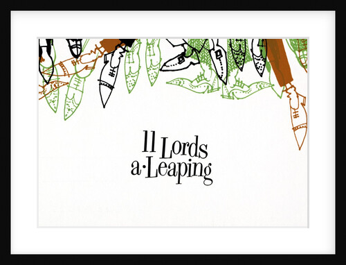 Eleven Lords A Leaping by Anonymous