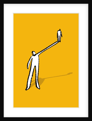 Person Balancing on Hand by Anonymous