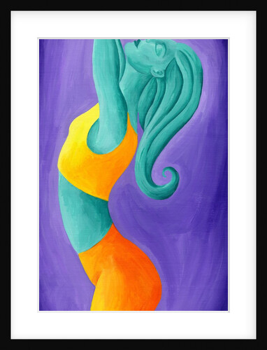 Woman Doing Yoga by Anonymous