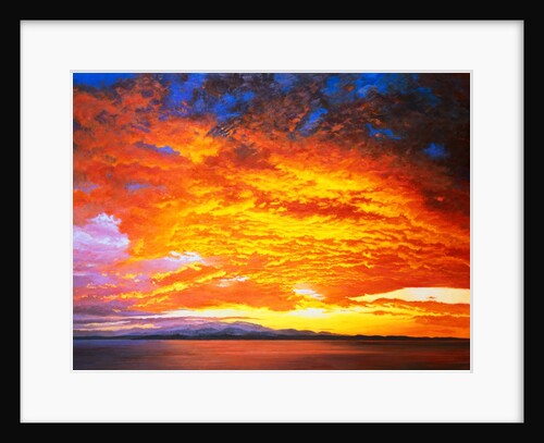 Sunset at Sea by Anonymous