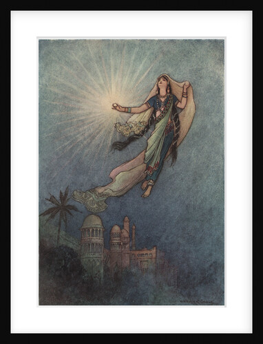 She Took Up the Jewel in Her Hand by Warwick Goble