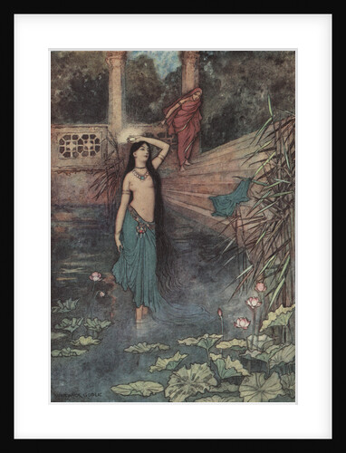 She Rushed Out of the Palace and Came to the Upper World by Warwick Goble