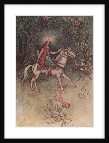 A Bright Light, Like That of the Moon, Was Seen Shining on His Forehead by Warwick Goble