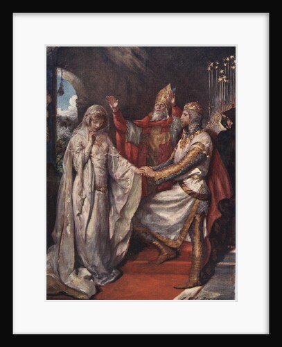 The Marriage of King Arthur and Queen Guinevere by John H. Bacon