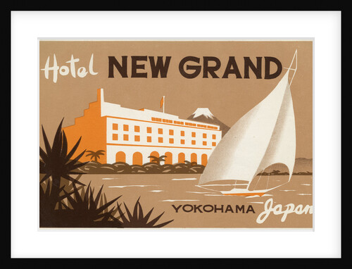 Hotel New Grand Yokohama Luggage Label by Anonymous