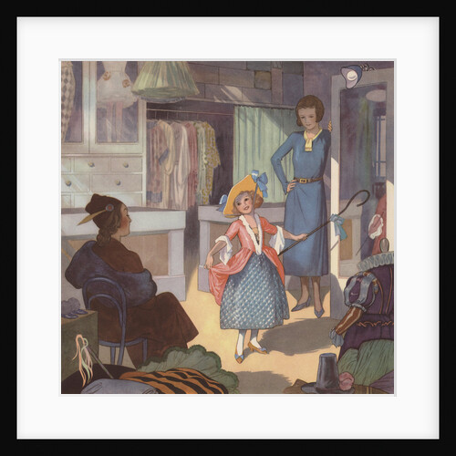 The Party Dress Illustration by Anonymous
