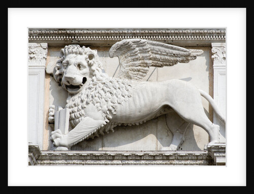 Stone Carving of Winged Lion of St Mark by Anonymous