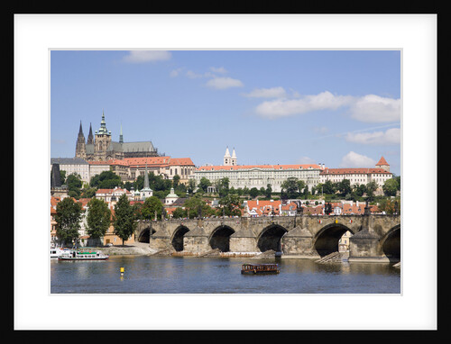 The Charles Bridge and Vltava River by Anonymous
