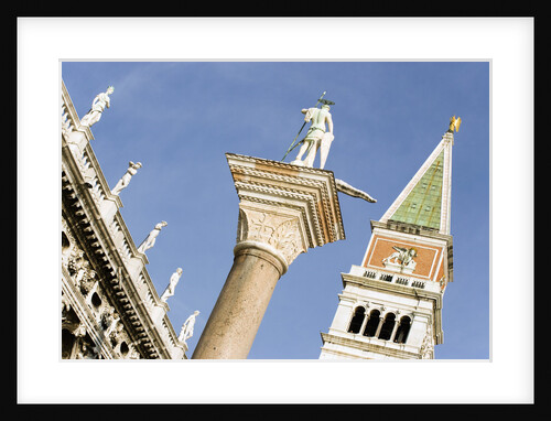 The Column of San Teodoro and Campanile by Anonymous