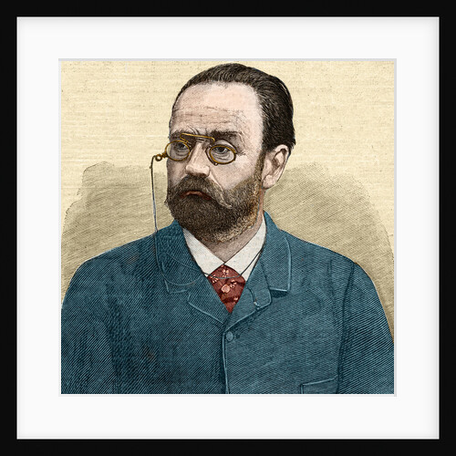 Portrait of Emile Zola by Anonymous
