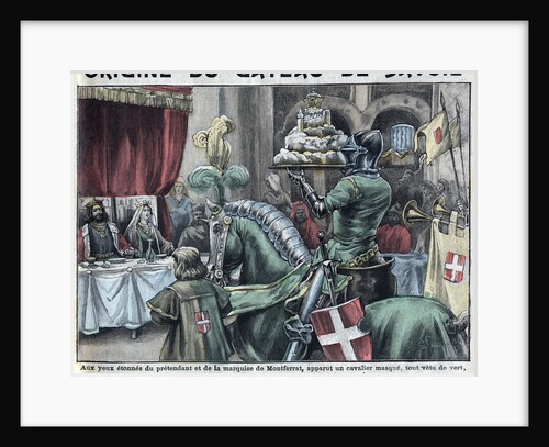Illustration of the Origin of Gateau de Savoie by Anonymous