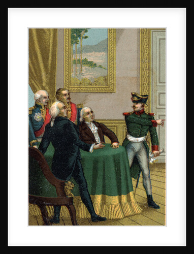 Illustration of Joseph Fouche During the Bourbon Restoration by Anonymous