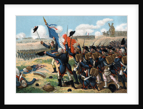 Illustration of the Battle of Valmy by Anonymous