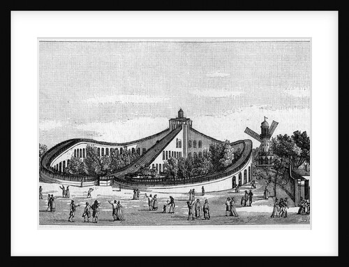 Illustration of a Roller Coaster in Paris by Anonymous