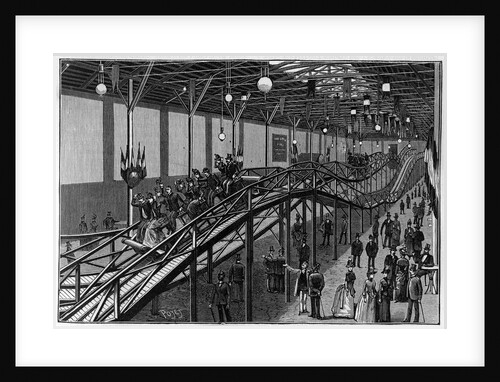 Illustration of a Roller Coaster in Paris by Anonymous