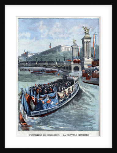 Illustration of Opening Ceremonies of the 1900 Paris Exposition by Anonymous