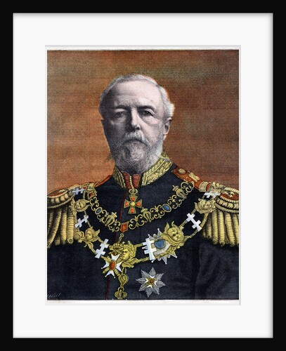 Newspaper Illustration of Oscar II, King of Sweden by Anonymous