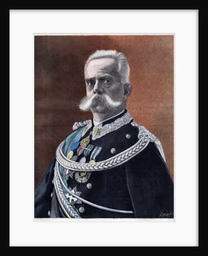 Newspaper Illustration of Humbert I, King of Italy by Anonymous