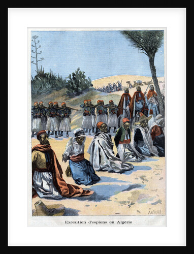 Illustration of the Execution of Spies in Algeria by Anonymous
