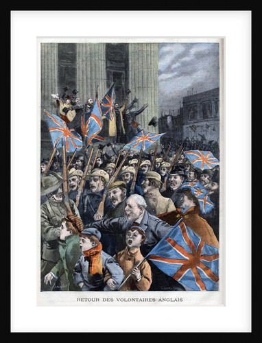 Illustration of English Volunteers Returning from the Boer War by Anonymous