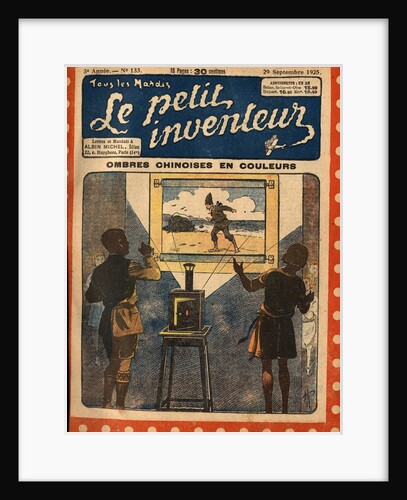 Illustration of Children Looking at a Projected Slide by Anonymous