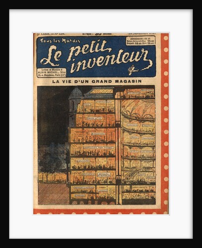 Illustration of Cross Section of a Department Store by Anonymous