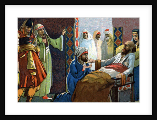 Illustration of the Death of Muhammad by Anonymous