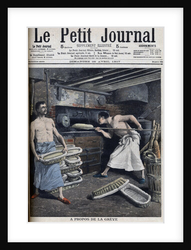 Illustration of Non-Striking Bakers by Anonymous